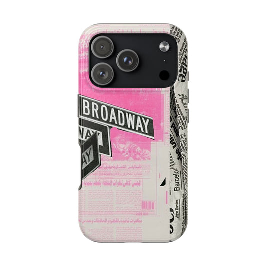 "Meet Me On Broadway" iPhone Case