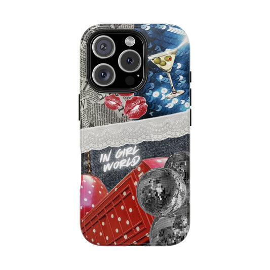 "In Girl World" iPhone Case