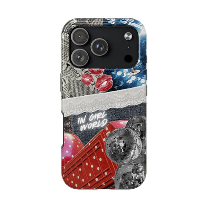"In Girl World" iPhone Case